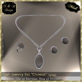 *N & B Design* Jewelry Set "Chinook" (grey)
