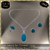 *N & B Design* Jewelry Set "Chinook" (blue)