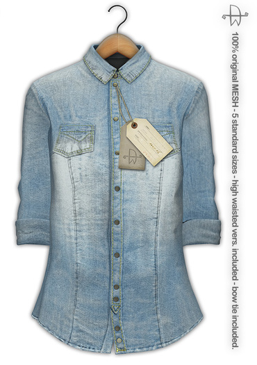 [Deadwool] Nimes Denim Shirt - light blue