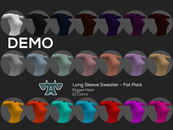 Twisted Angels - Long Sleeve Sweater - DEMO