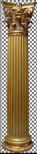 Gold Column Facade