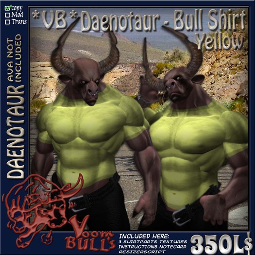 *VB* Daenotaur - Bull Shirt Yellow
