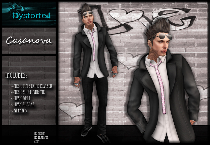 .:Dystorted:.Casanova White and Pink 