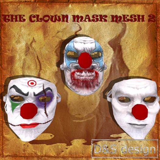 D&S design THE CLOWN MASK MESH 2
