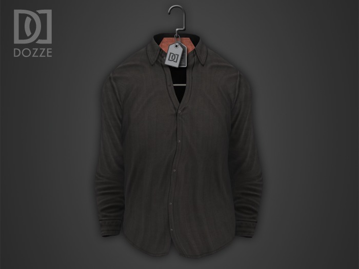 DOZZE - Untucked Shirt (Dark Grey) [Boxed]