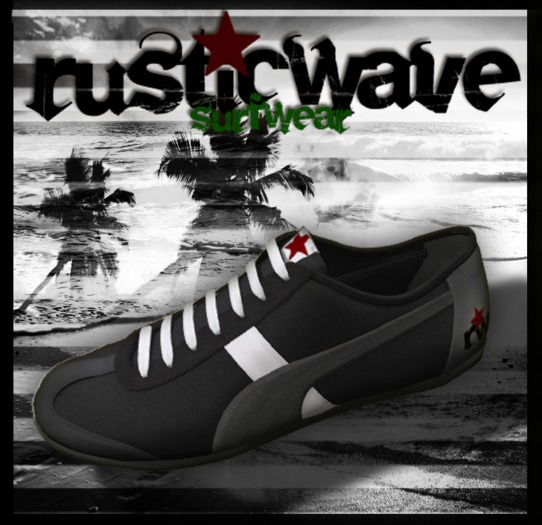// RusticWave // William Sneakers (CreamBlue)