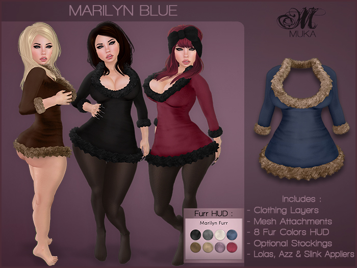 *MUKA* Marilyn Blue (Omega)