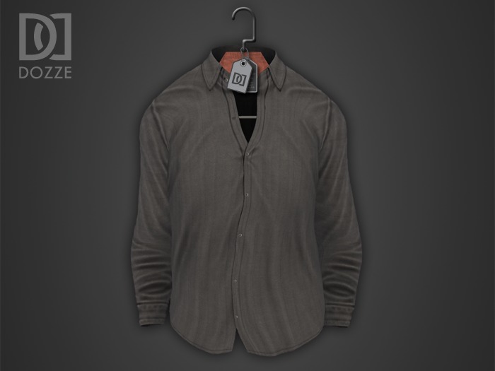 DOZZE - Untucked Shirt (Grey) [Boxed]