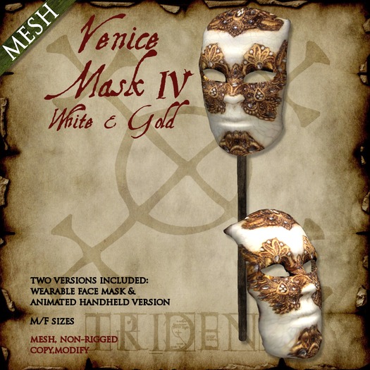 Venice Mask IV [Gold]
