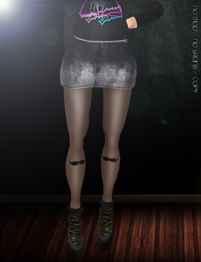 * [BE]lieve - Mustache Leggings / tights - BOM