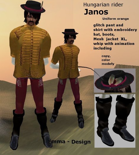 ModeTafel Ungar Janos orange
