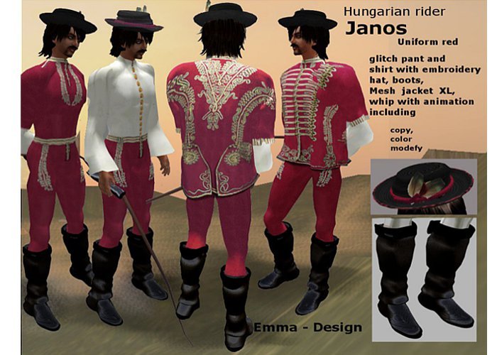 Ungar Janos red rider