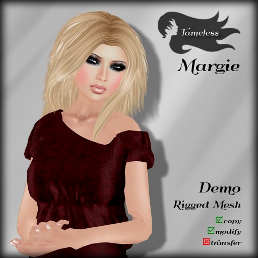 *NEW RELEASE* Tameless Hair Margie (MESH) - DEMO