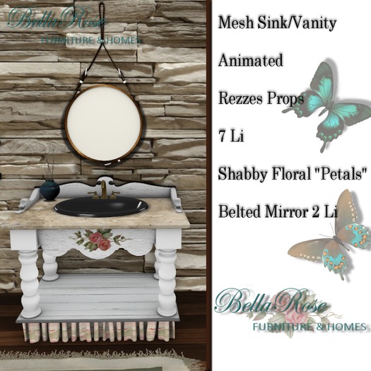 Bellarose "Petals" Vintage Sink Animated