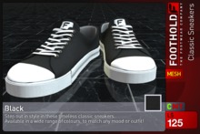 [FH] Classic Sneakers - Black [PROMO]
