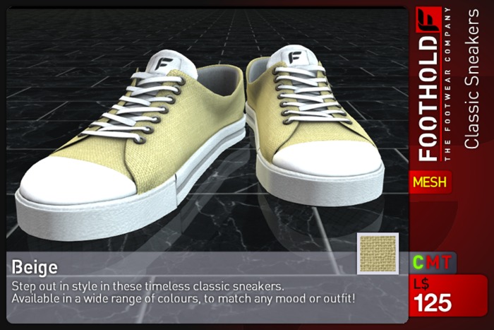 [FH] Classic Sneakers - Beige [PROMO]