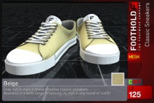 [FH] Classic Sneakers - Beige [PROMO]