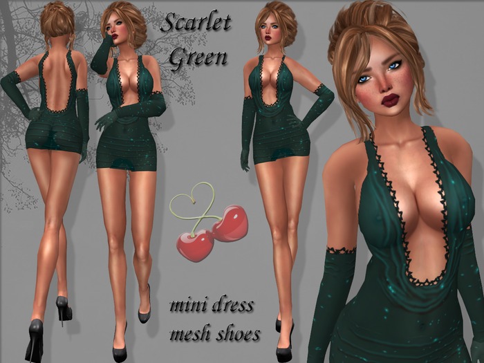 Scarlet green