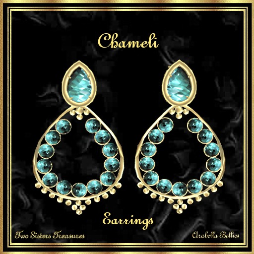 TST - TRILLION'S BLUE AQUAMARINE NECKLACE YG