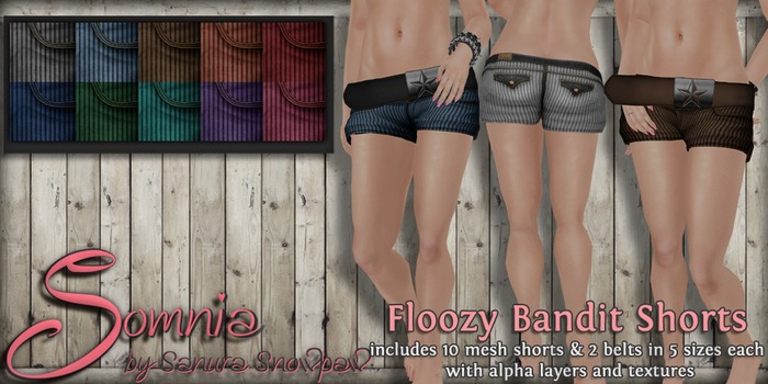 .: Somnia :. Floozy Bandit Shorts
