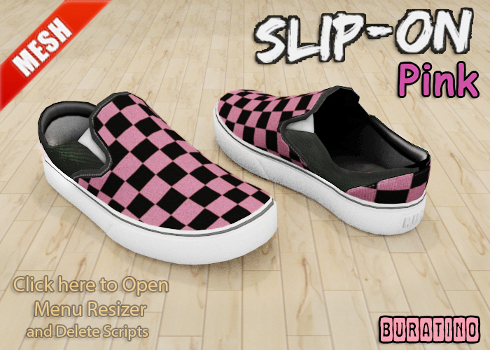 ..::Buratino::.. Mesh Shoes - Slip Ons (Pink)