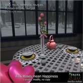 -Hanaya- Pink Roses mean Happiness [mesh]