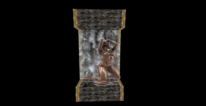 V & H Bronze statue