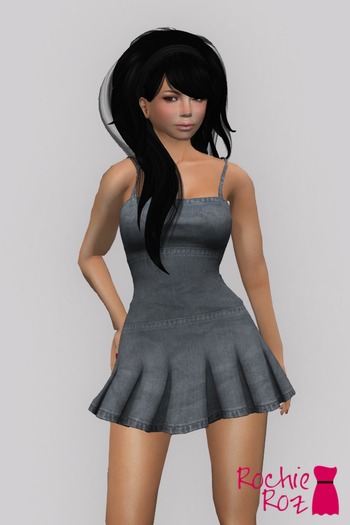 Rochie Roz - Anna Dress Gray (Mesh)