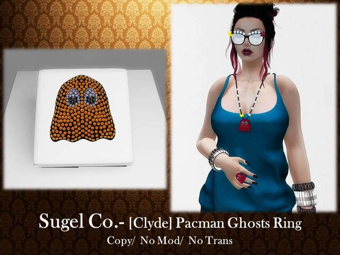 Sugel Co. - [Clyde] Pacman Ghosts Ring