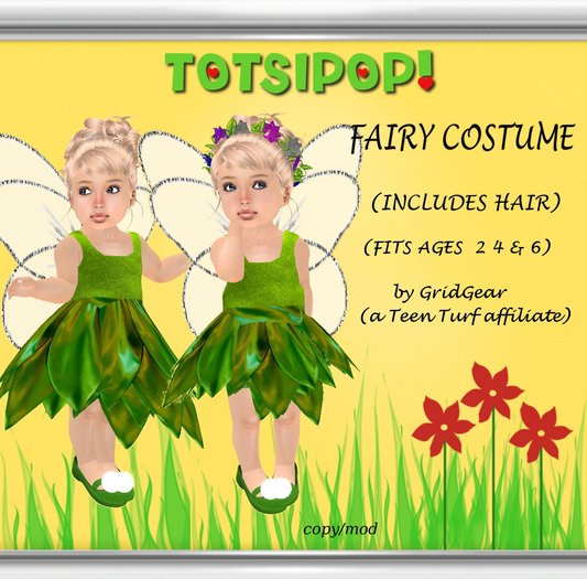 TOTSIPOP! Fairy Mesh Clothing Set