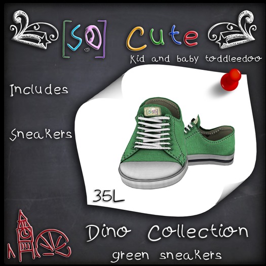 {s.o} dino sneaks // red