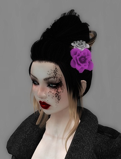 Sugel Co. - [LILAC] Roses Hair Clip