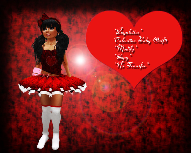 *Royalettes*Valentine Baby Outfit((Boxed))