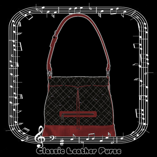 Classic Leather Purse - Red