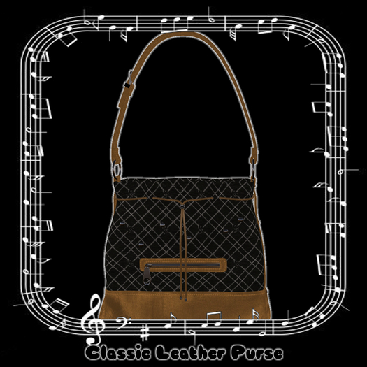 Classic Leather Purse - Brown