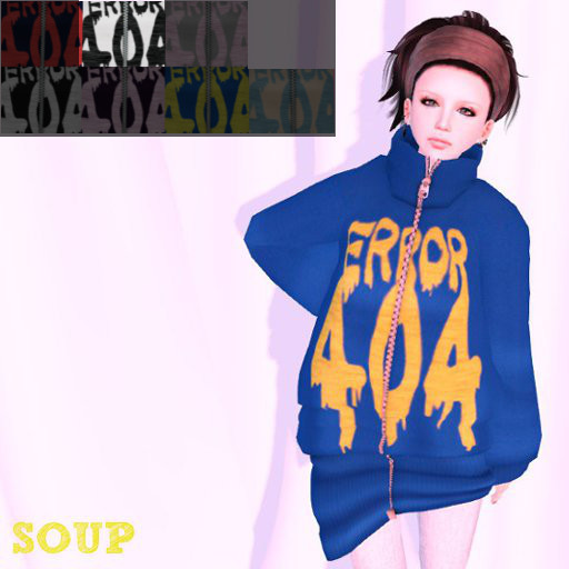 SOUP volume neck /white 
