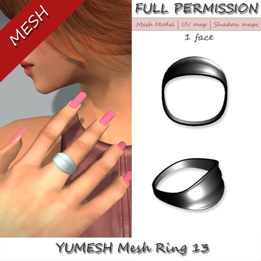 YUMESH mesh Ring #13 Full Perm
