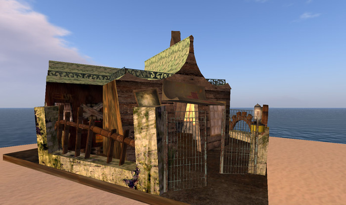  wonky wacky steampunk shack