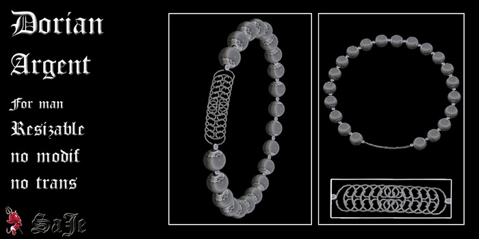 *SaJe* Box Dorian argent