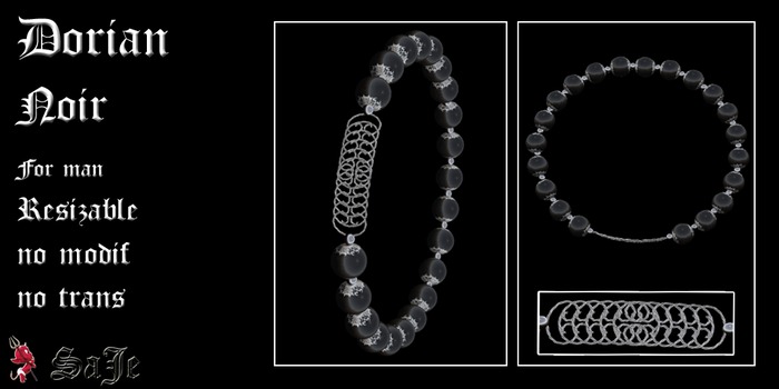 *SaJe* Box Dorian noir