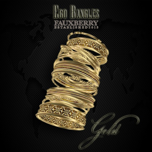 ::FAUXBERRY:: Ego Bangles - SILVER [BOXED]