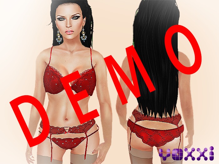 .::voxxi::. DEMO [Janice] Lingerie Set Red