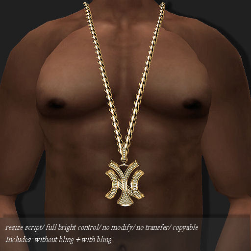 PENDANT NY GOLD               -RYCA-