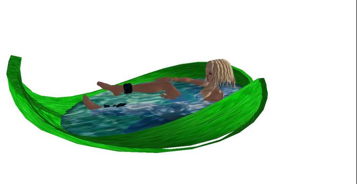 Petite Tiny Leaf Bath Tub