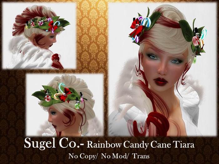 Sugel Co. - Rainbow Candy Cane Tiara