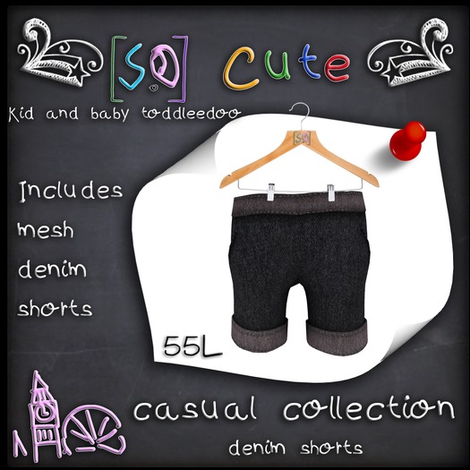{s.o} denim shorts
