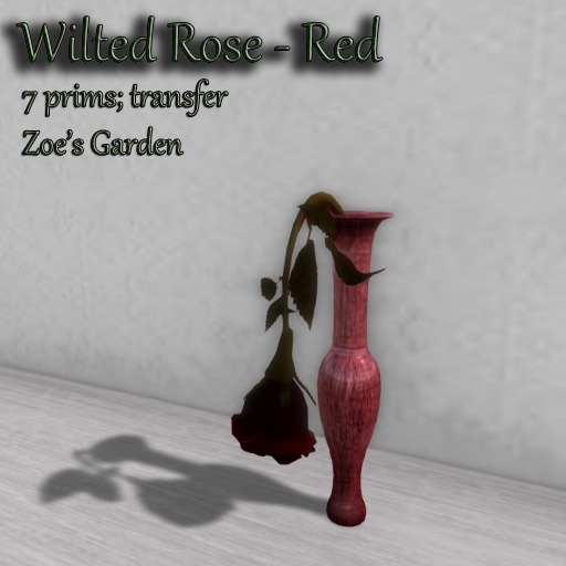 *ZG* Wilted Rose - Bloodsplatter