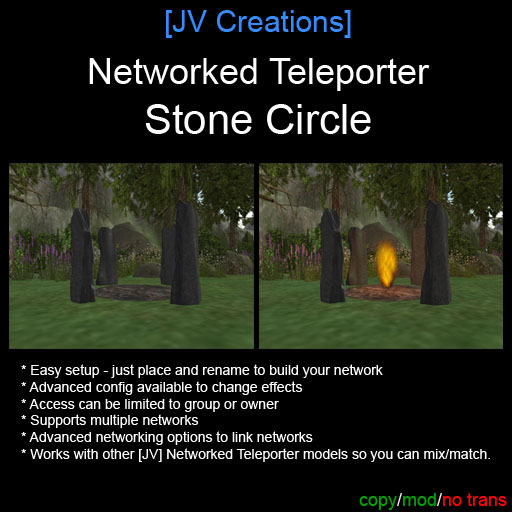 Networked Stone Circle Teleporter - Easy Setup