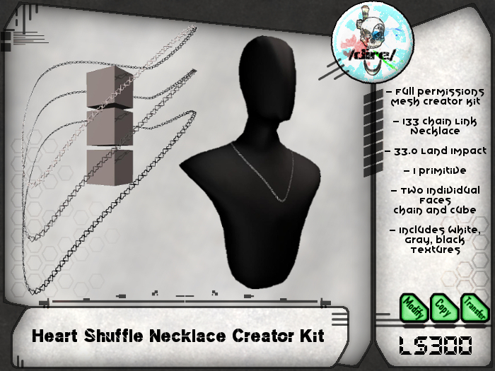 /dire/ Heart Shuffle Chain - Mesh Creator Kit