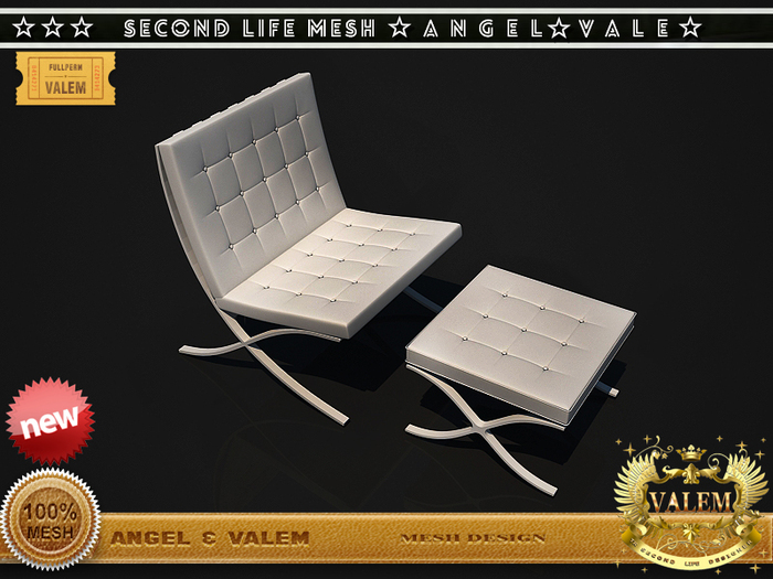 . :: VALEM ::. Full Perm Mesh Barcelona Sofa Set